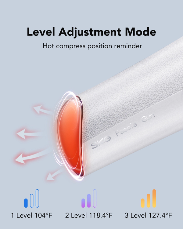 SKG SKG F5-EN Massagepistol För Hela Kroppen - Vit