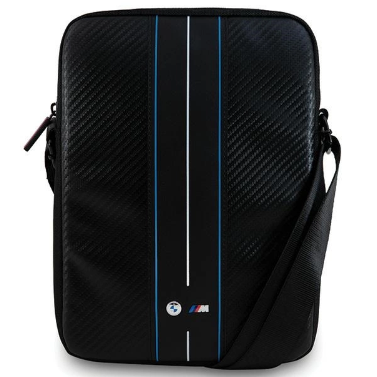 BMW BMW Tablet Väska 8'' Carbon & Blå Stripe - Svart