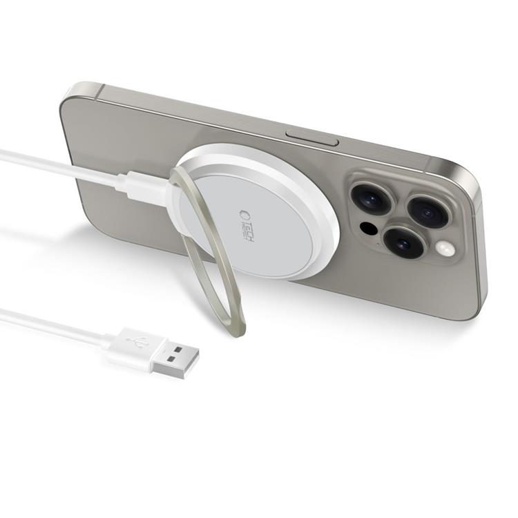 Tech-Protect Tech-Protect Trådlös Laddare Magsafe QI15W-A33 - Vit
