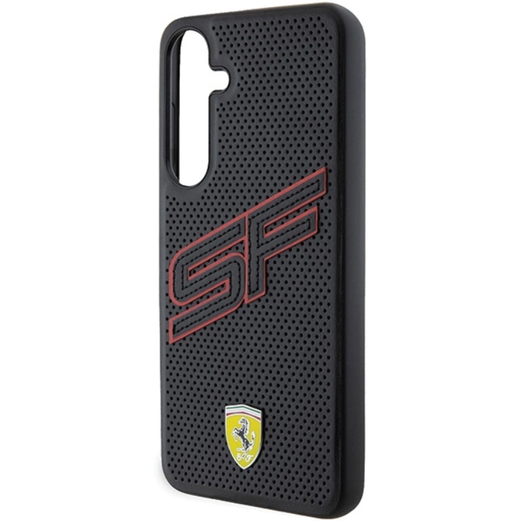 Ferrari Ferrari Mobilskal till Galaxy S24 Big SF Perforated - Svart