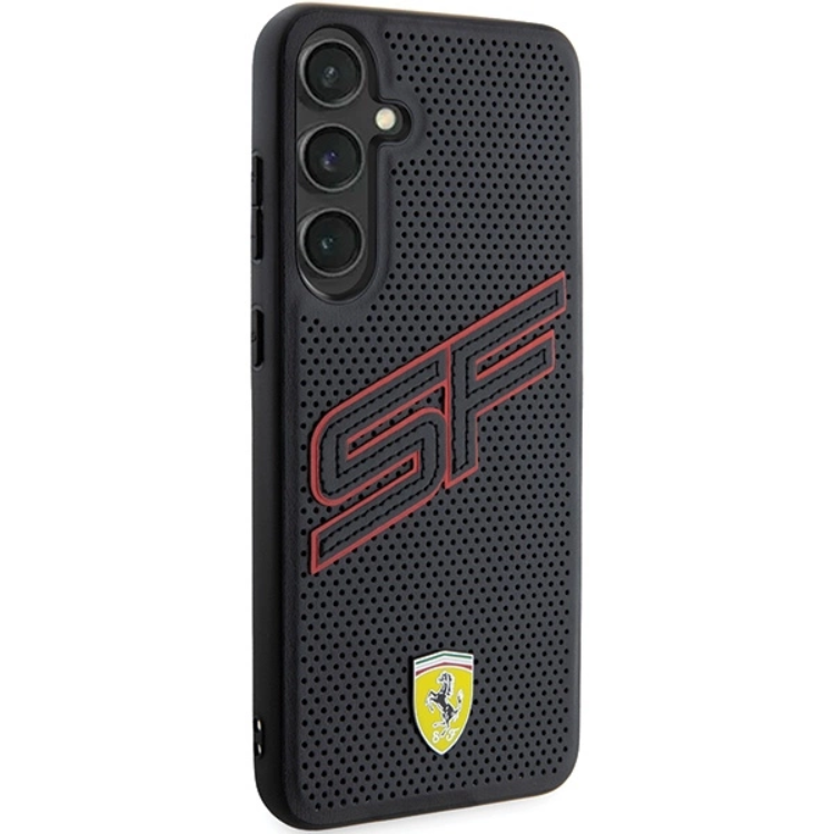 Ferrari Ferrari Mobilskal till Galaxy S24 Plus Big SF Perforated - Svart