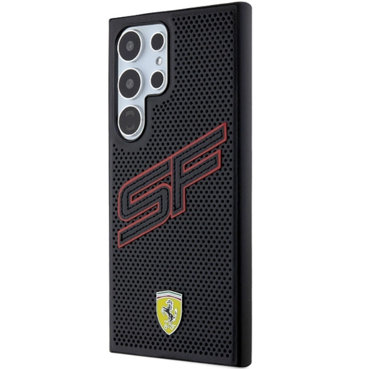 Ferrari Ferrari Mobilskal till Galaxy S24 Ultra Big SF Perforated - Svart