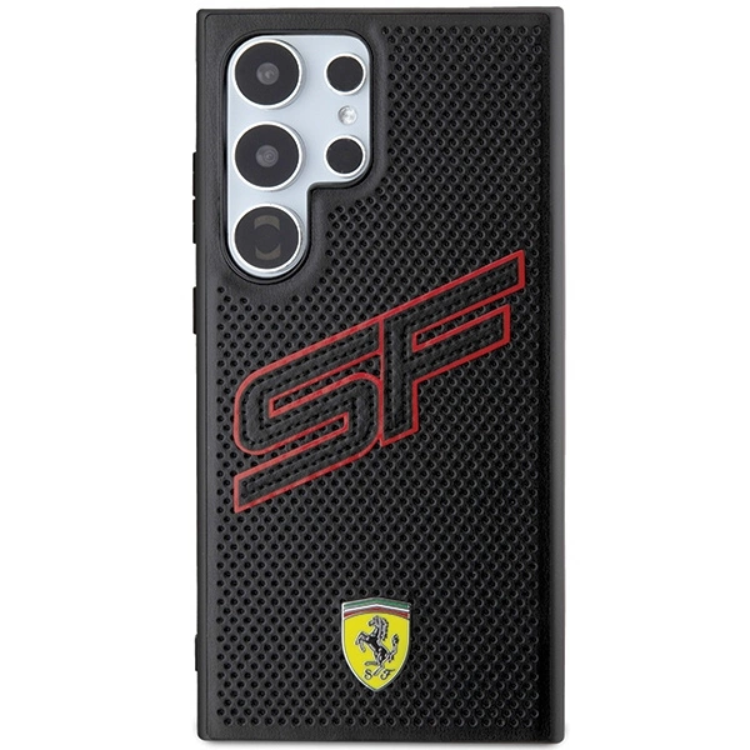 Ferrari Ferrari Mobilskal till Galaxy S24 Ultra Big SF Perforated - Svart