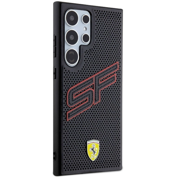 Ferrari Ferrari Mobilskal till Galaxy S24 Ultra Big SF Perforated - Svart