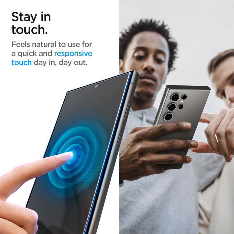 Spigen Spigen 2-Pack Galaxy S24 Ultra Härdat Glas Skärmskydd Privacy