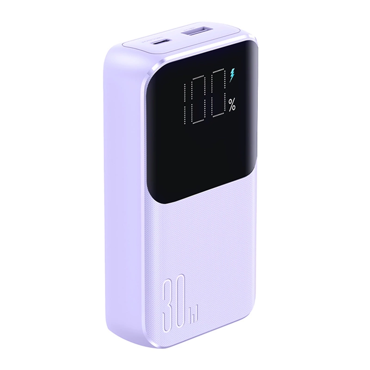 Joyroom Joyroom Powerbank 10000mAh 30W med Lightning/USB-C Kablar - Lila
