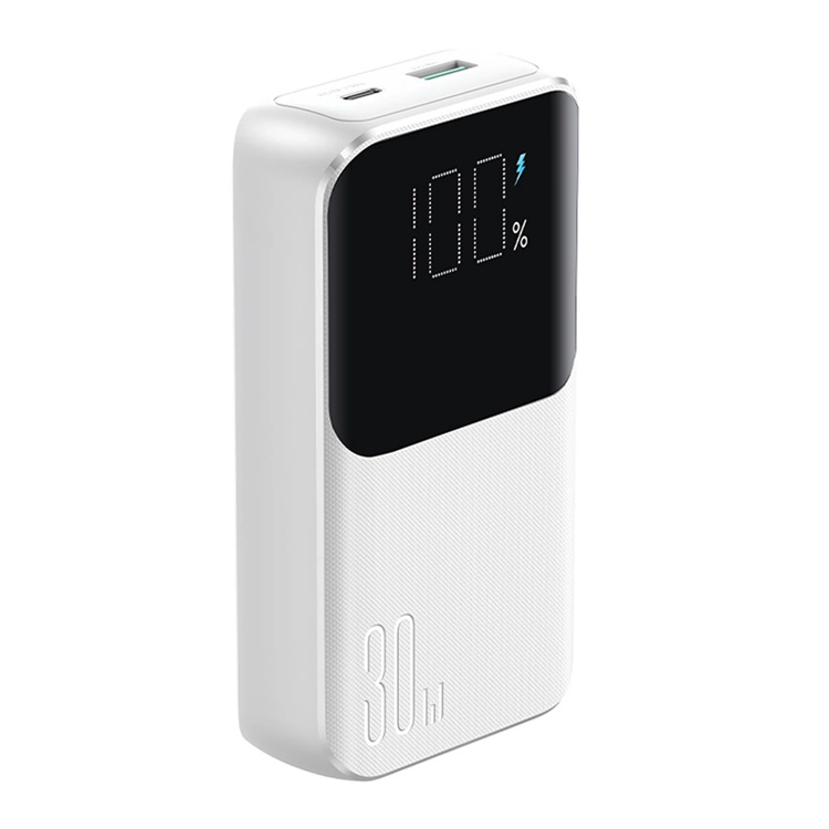 Joyroom Joyroom Powerbank 10000mAh 30W med Lightning/USB-C Kablar - Vit