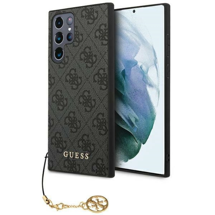 Guess Guess Mobilskal till Galaxy S24 Ultra Charms Collection - Svart
