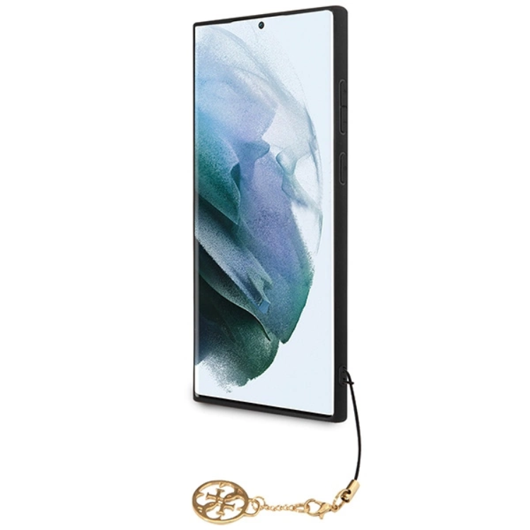 Guess Guess Mobilskal till Galaxy S24 Ultra Charms Collection - Svart