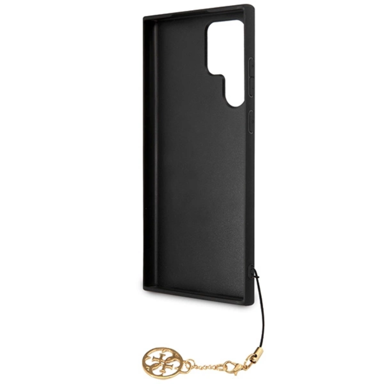 Guess Guess Mobilskal till Galaxy S24 Ultra Charms Collection - Svart