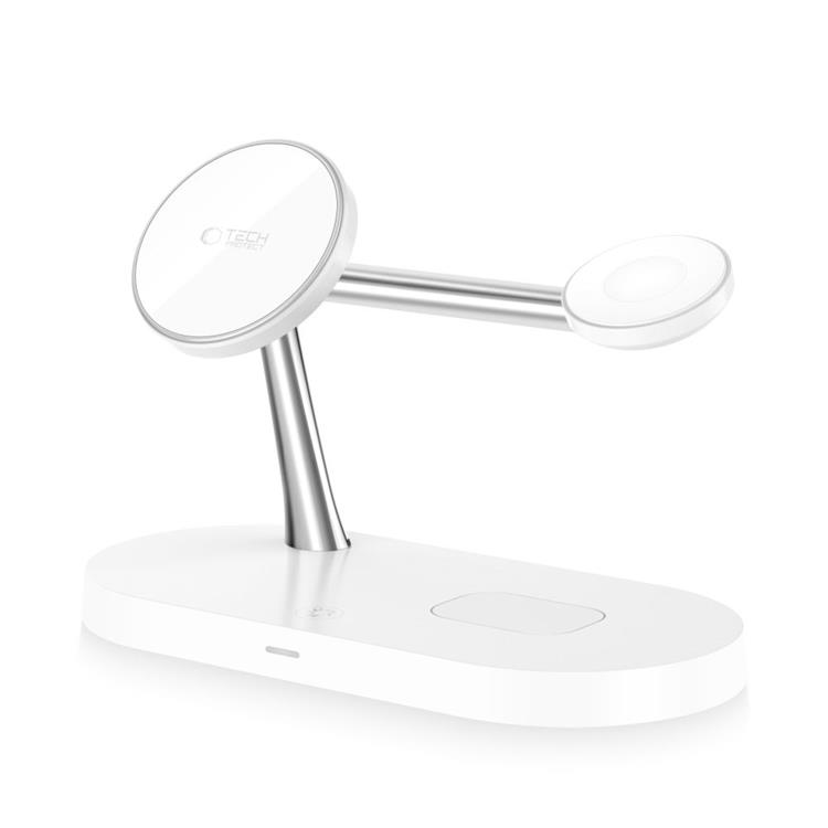 Tech-Protect 4-i-1 Trådlös Laddare Magsafe iPhone Apple Watch AirPods