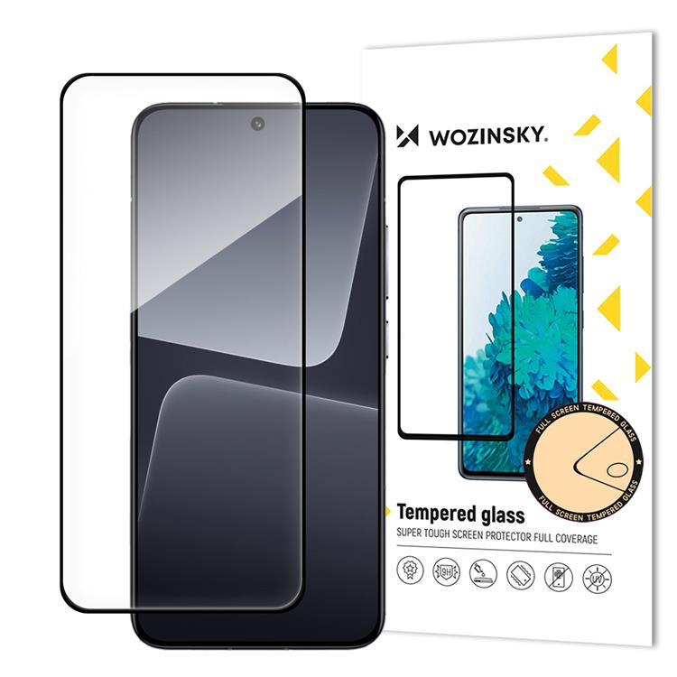 Wozinsky Wozinsky Xiaomi 14 Härdat Glas Skärmskydd - Svart