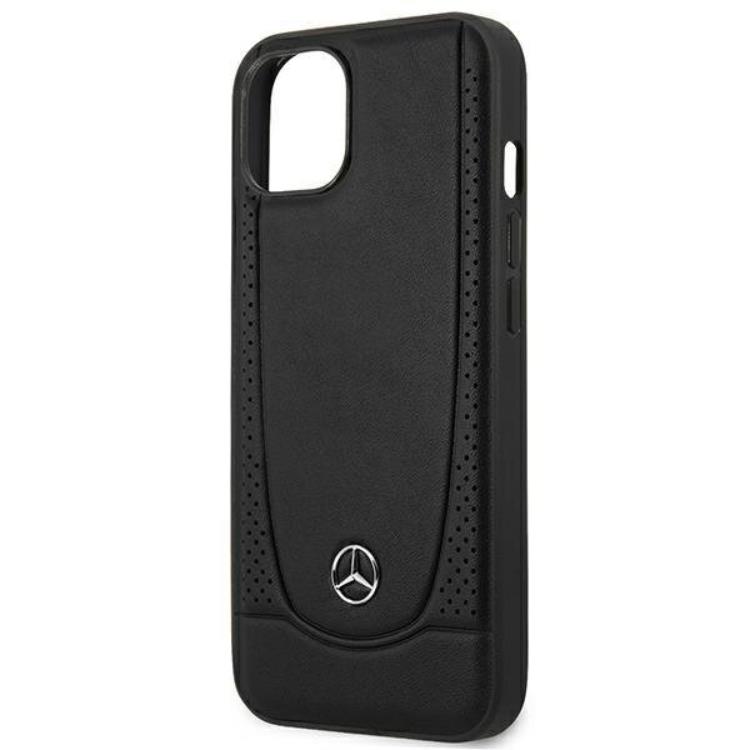 Mercedes Mercedes Mobilskal till iPhone 15 Plus Läder Urban - Svart