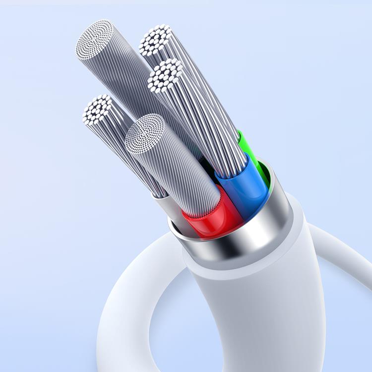 BASEUS Baseus USB-C till USB-C kabel Superior 30W 480Mb/s kabel 2m - Vit