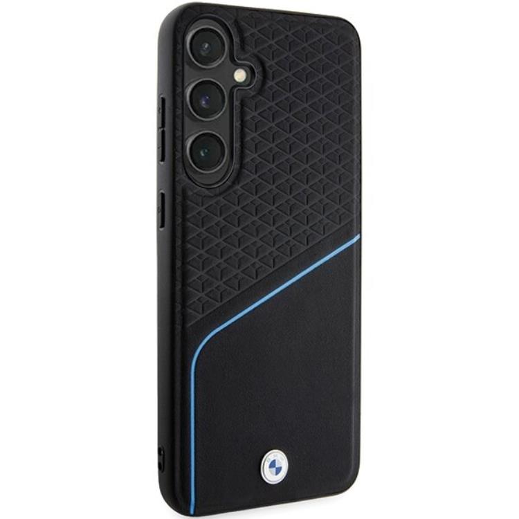 BMW BMW Mobilskal till Galaxy S24 Plus Magsafe Signature Läder Textured Line