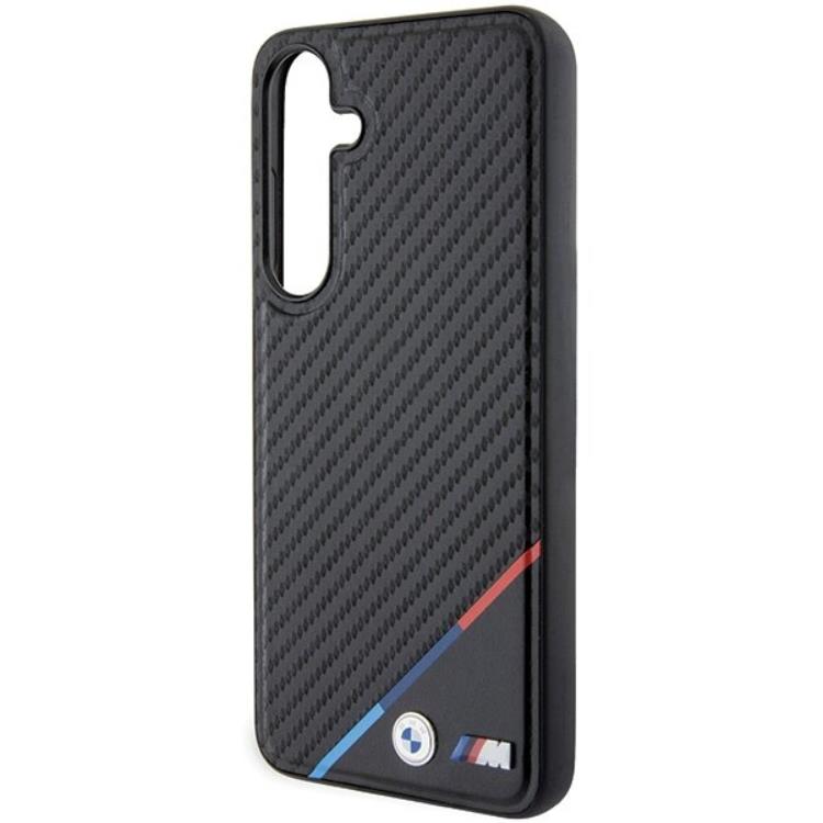 BMW BMW Mobilskal till Galaxy S24 MagSafe Carbon Tricolor Line