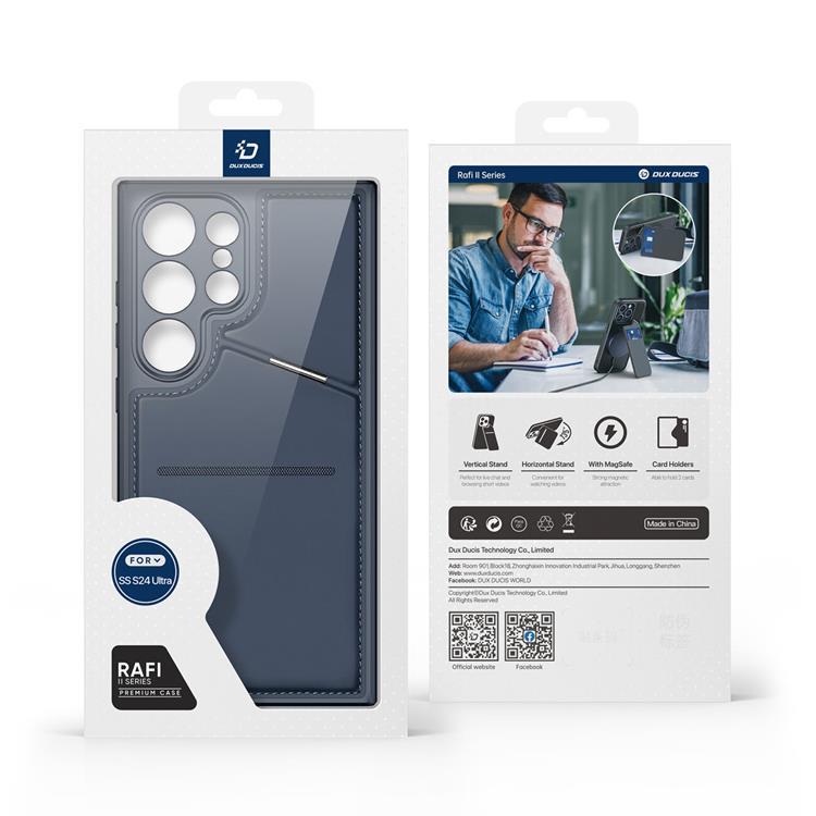 Dux Ducis Dux Ducis Mobilskal till Galaxy S24 Ultra Magsafe Korthållare Rafi II