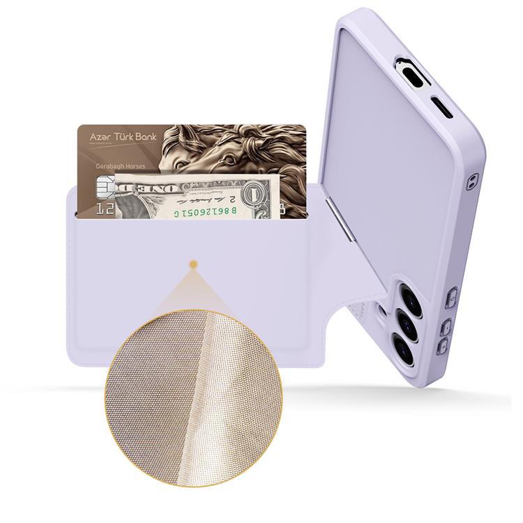 Dux Ducis Dux Ducis Mobilskal till Galaxy S24 Magsafe Korthållare Rafi II - Lila