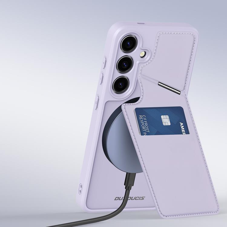 Dux Ducis Dux Ducis Mobilskal till Galaxy S24 Magsafe Korthållare Rafi II - Lila