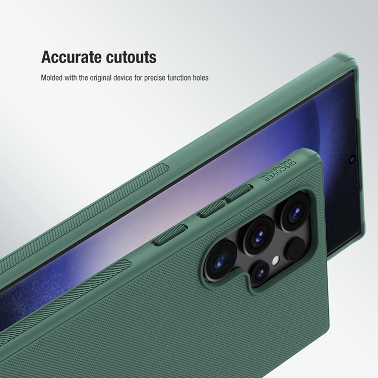 Nillkin Nillkin Mobilskal till Galaxy S24 Ultra Super Frosted Shield Pro - Grön