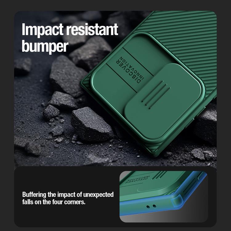 Nillkin Nillkin Mobilskal till Galaxy S24 Ultra CamShield Pro Armored - Grön