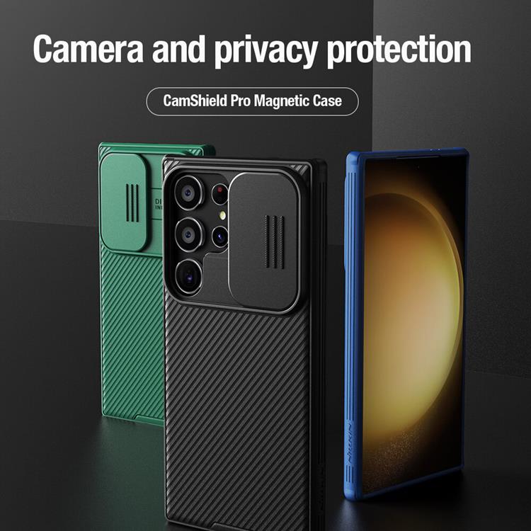 Nillkin Nillkin Mobilskal till Galaxy S24 Ultra CamShield Pro Armored - Grön