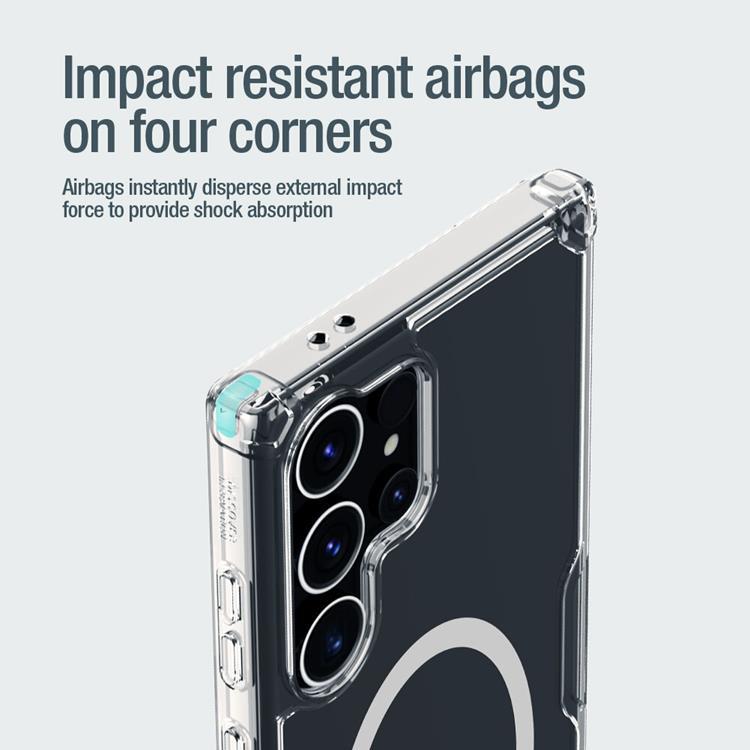 Nillkin Nillkin Mobilskal till Galaxy S24 Ultra Magsafe Nature Pro Armored - Vit