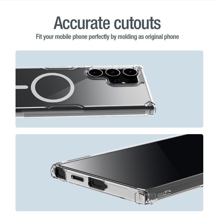 Nillkin Nillkin Mobilskal till Galaxy S24 Ultra Magsafe Nature Pro Armored - Vit