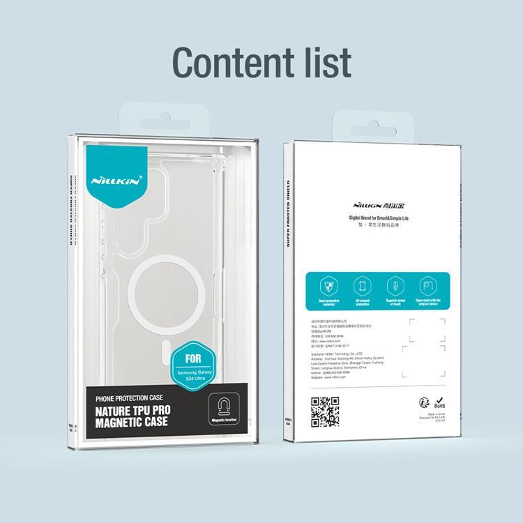 Nillkin Nillkin Mobilskal till Galaxy S24 Ultra Magsafe Nature Pro Armored - Vit