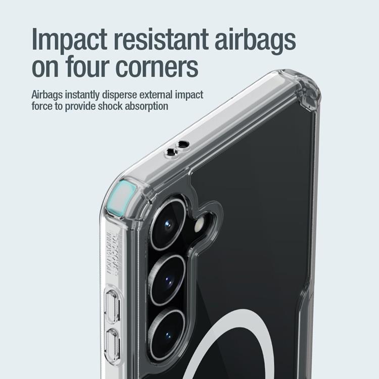 Nillkin Nillkin Mobilskal till Galaxy S24 Plus Magsafe Nature Pro Armored - Vit