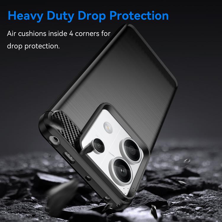 OEM Mobilskal till Xiaomi Redmi Note 13 Pro 5G Carbon - Svart