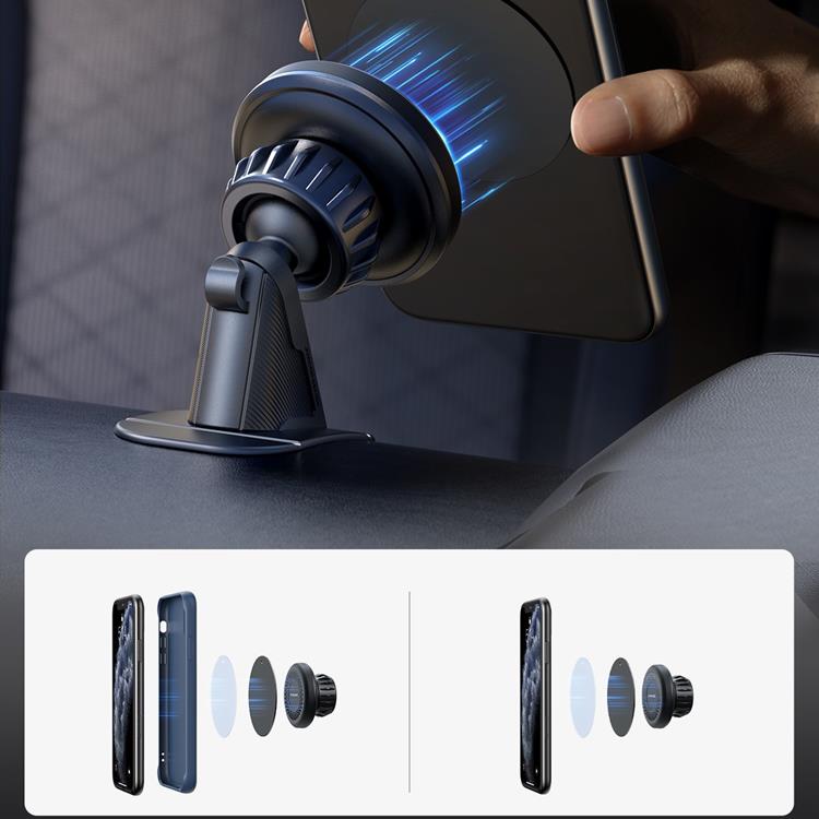 Joyroom Joyroom Magnetisk Cockpit Mobilhållare - Mörkgrå