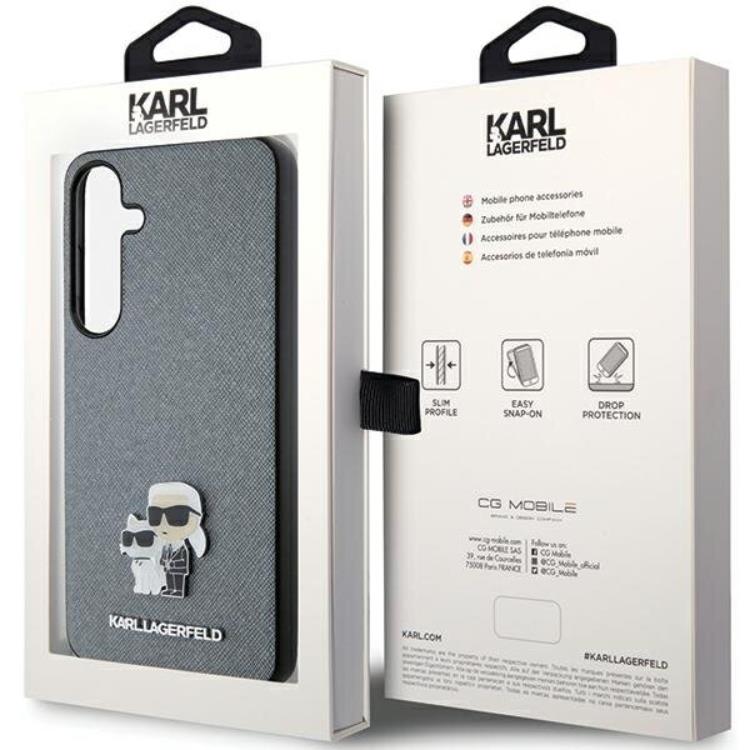 KARL LAGERFELD Karl Lagerfeld Mobilskal till Galaxy S24 Saffiano Metal Pin