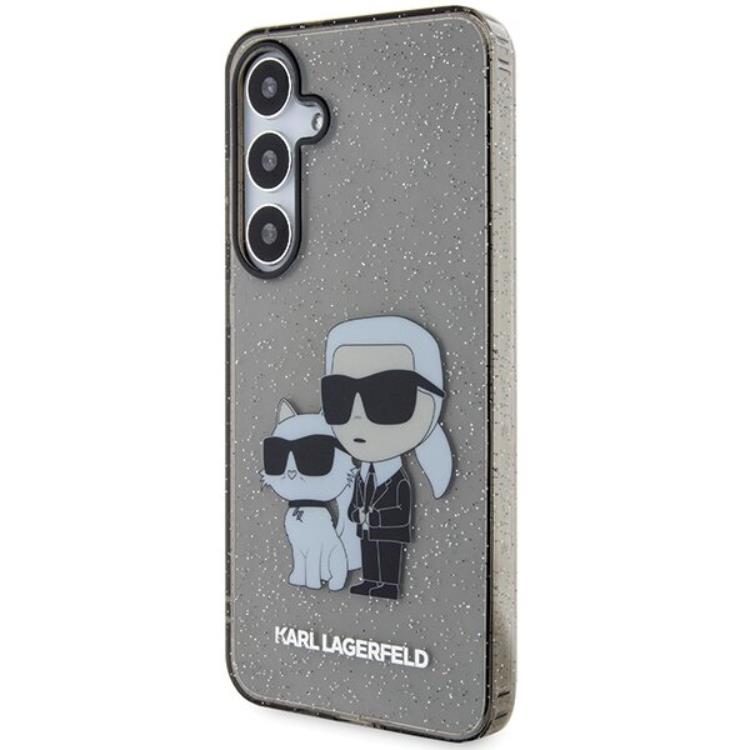 KARL LAGERFELD Karl Lagerfeld Mobilskal till Galaxy S24 Plus Glitter Karl & Choupette