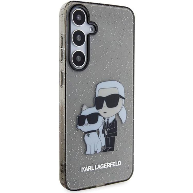KARL LAGERFELD Karl Lagerfeld Mobilskal till Galaxy S24 Plus Glitter Karl & Choupette