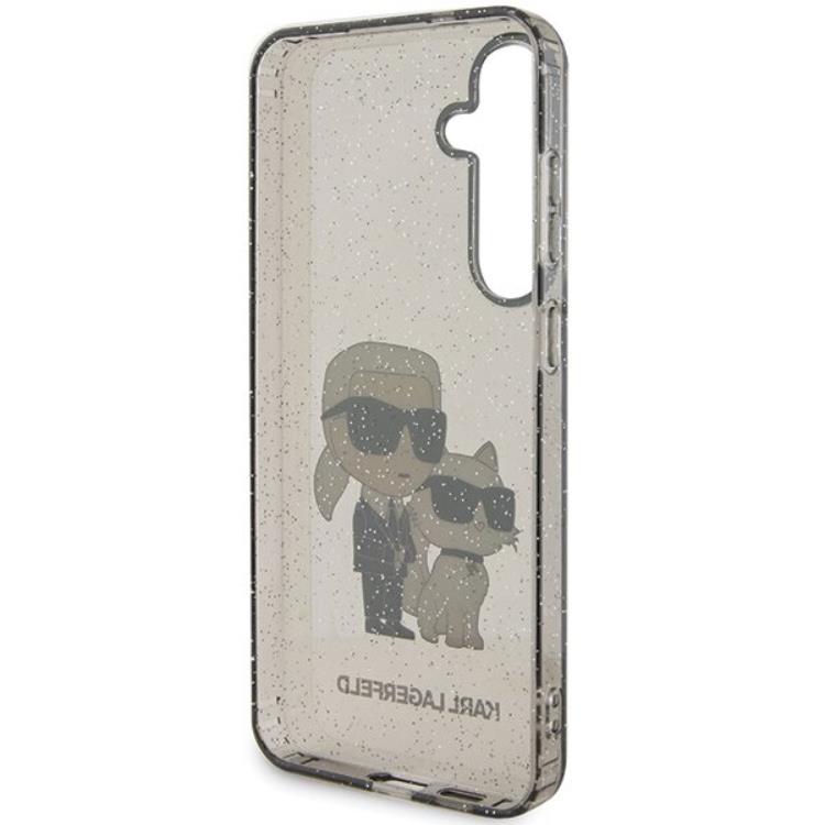 KARL LAGERFELD Karl Lagerfeld Mobilskal till Galaxy S24 Plus Glitter Karl & Choupette