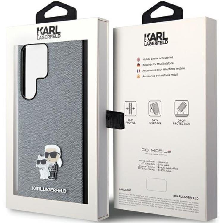 KARL LAGERFELD Karl Lagerfeld Mobilskal till Galaxy S24 Ultra Saffiano Metal Pin