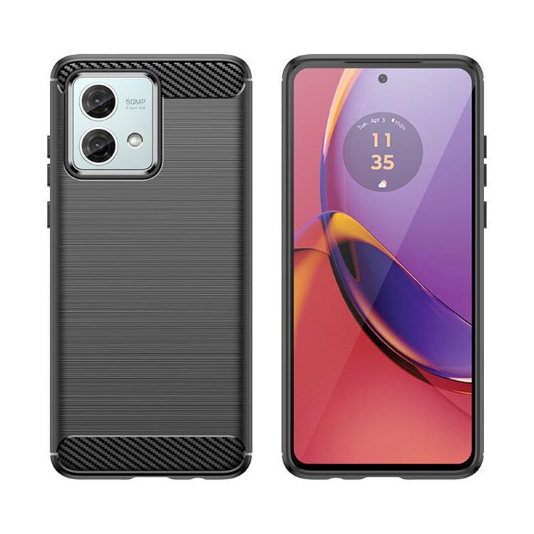 OEM Mobilskal till Motorola Moto G84 Carbon - Svart