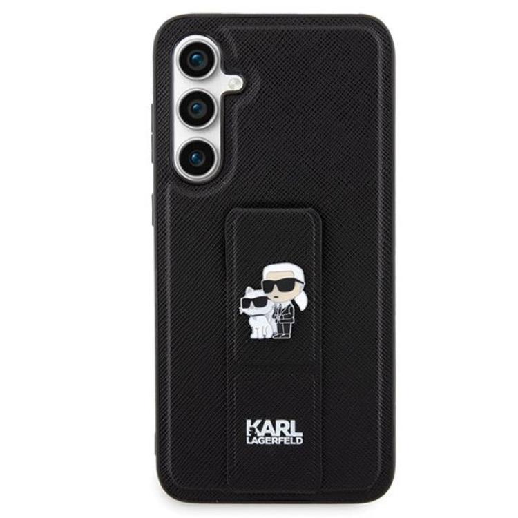 KARL LAGERFELD Karl Lagerfeld Mobilskal till Galaxy S23 FE Gripstand Saffiano Pins
