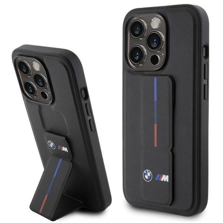 BMW BMW Mobilskal till iPhone 15 Pro Max Grip Hot Stamp - Svart