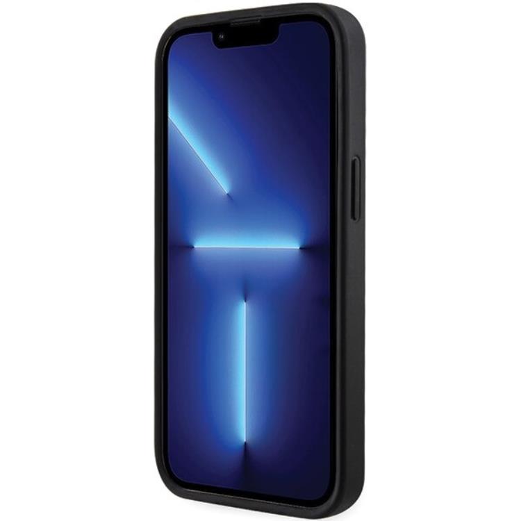 Guess Guess Mobilskal till iPhone 15/14/13 MagSafe GCube Stripes - Svart