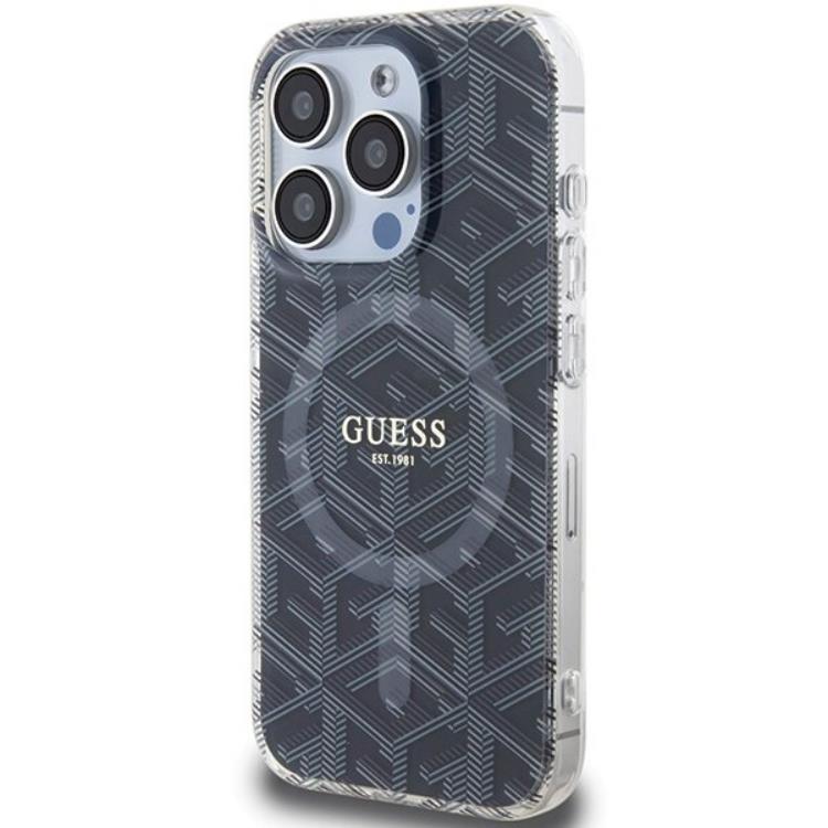 Guess Guess Mobilskal till iPhone 15 Pro Max Magsafe IML GCube - Svart