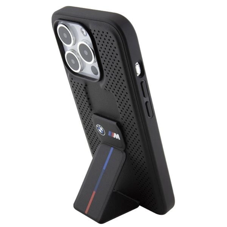BMW BMW Mobilskal till iPhone 15 Pro Max Grip Stand Smooth & Perforated