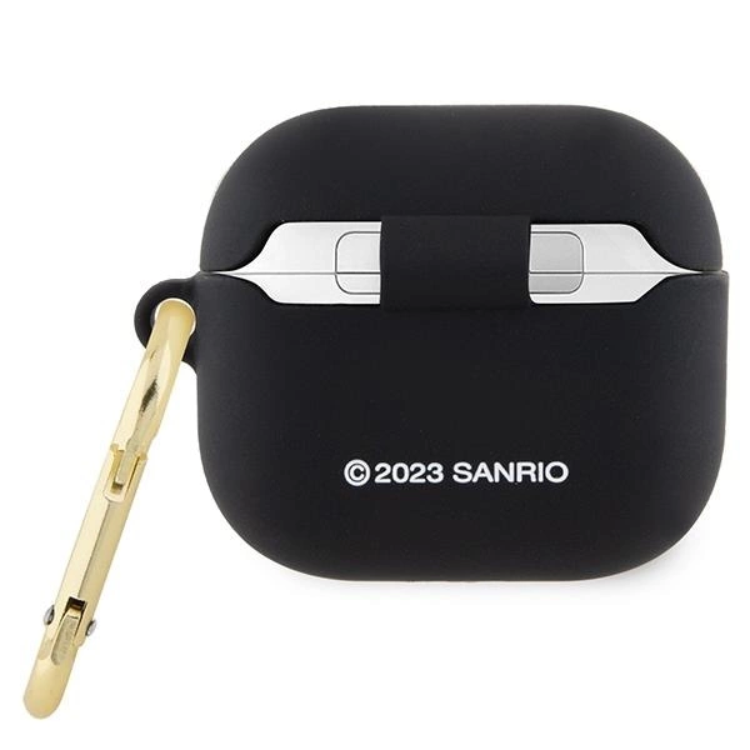 Hello Kitty Hello Kitty AirPods 3 Skal Silikon 3D Kitty Head - Svart