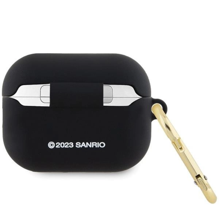 Hello Kitty Hello Kitty AirPods Pro 2 (2022/2023) Skal Silikon 3D Kitty Head - Svart