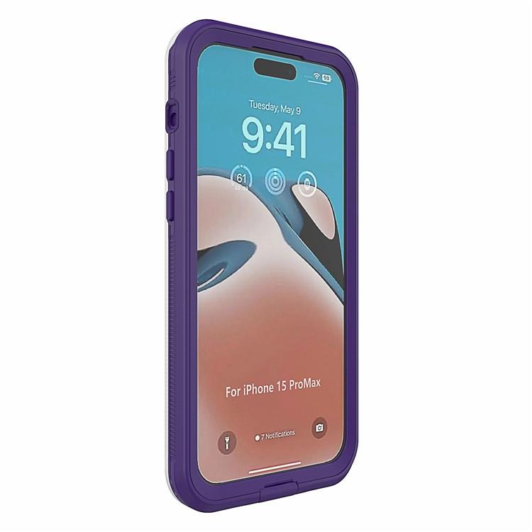 OEM Mobilskal till iPhone 15 Pro IP68 Vattentätt - Lila