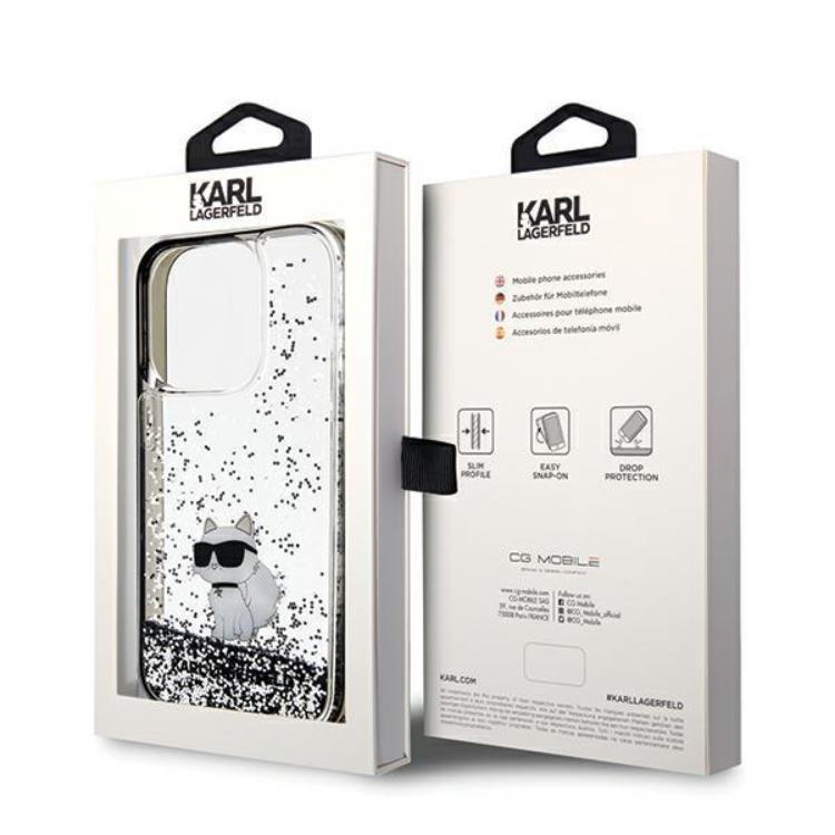 KARL LAGERFELD Karl Lagerfeld Mobilskal till iPhone 14 Pro Max Liquid Glitter