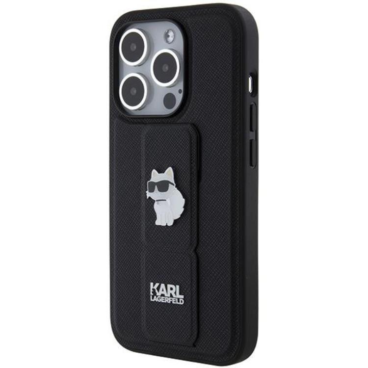 KARL LAGERFELD Karl Lagerfeld Mobilskal till iPhone 14 Pro Max Gripstand Saffiano Choupette