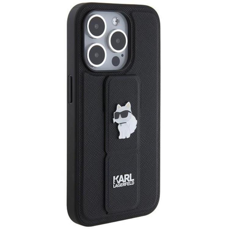 KARL LAGERFELD Karl Lagerfeld Mobilskal till iPhone 14 Pro Max Gripstand Saffiano Choupette