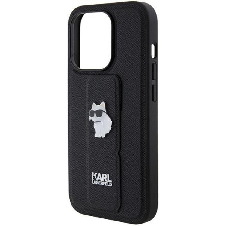 KARL LAGERFELD Karl Lagerfeld Mobilskal till iPhone 14 Pro Max Gripstand Saffiano Choupette